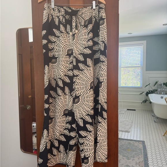 FARM Rio x Anthropologie Palm pull on Wide Leg Pants - Picture 5 of 8